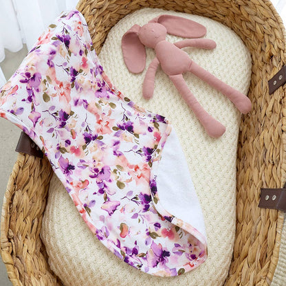 Snuggle Hunny - Blushing Beauty Organic Cotton Burp Cloth
