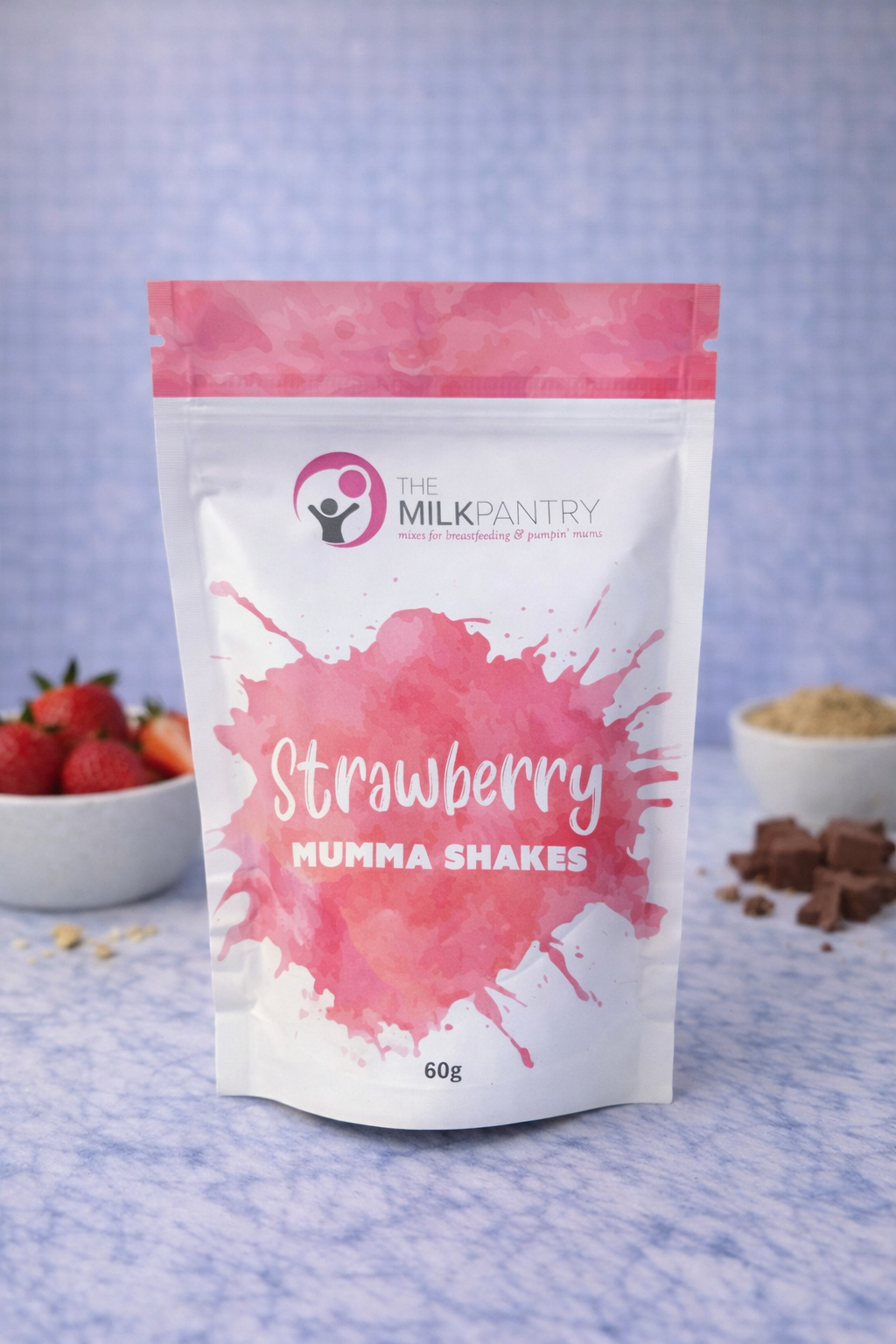 The Milk Pantry - Strawberry Shake Sample 60g