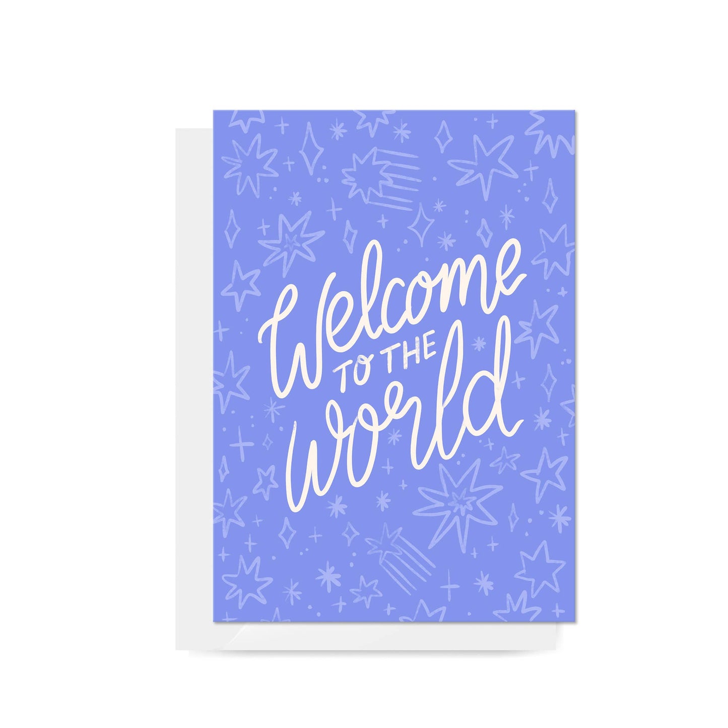 Carla Ellis Creative - Stars "Welcome to the World" Greeting Card