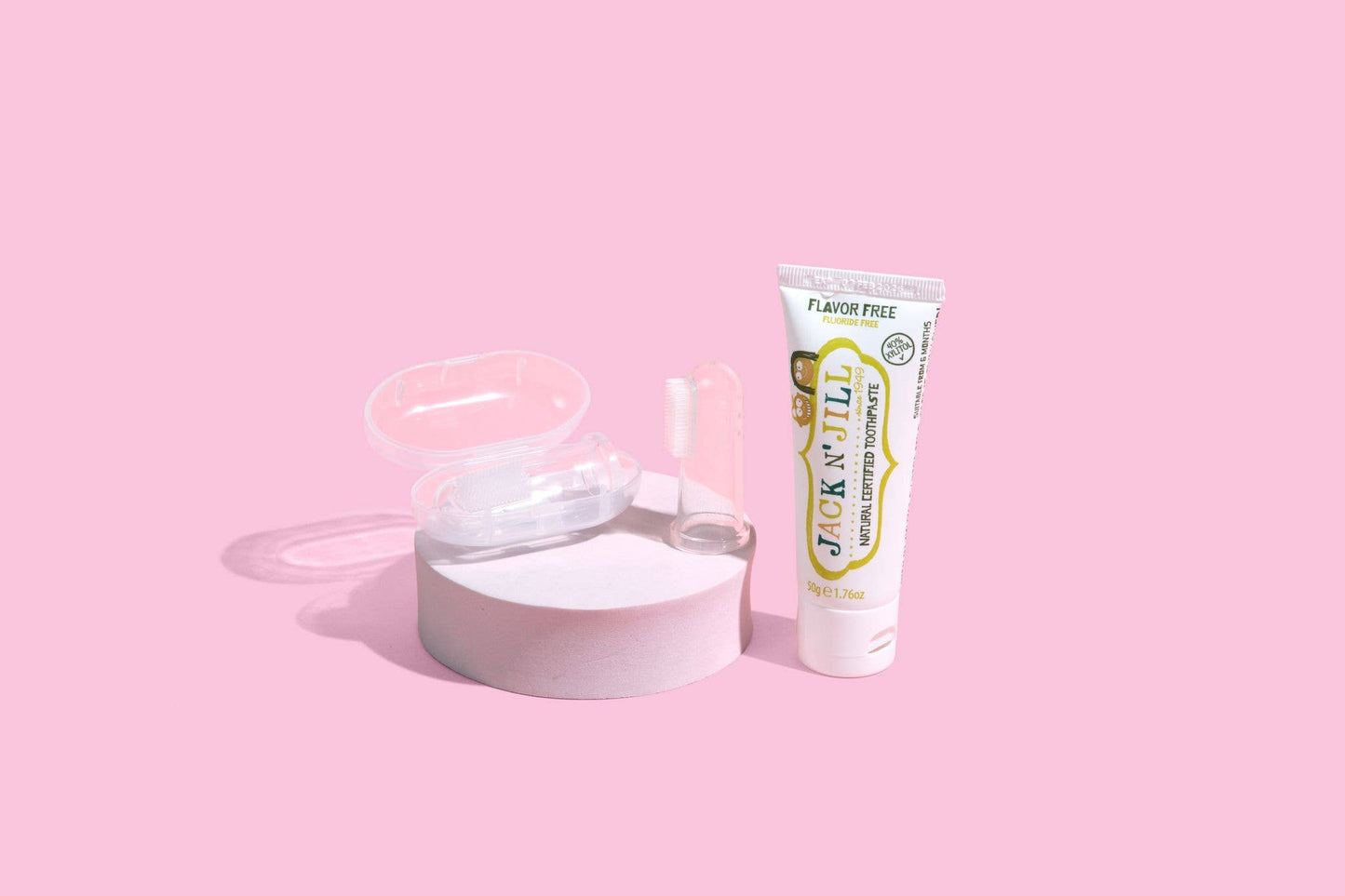 Jack N' Jill Kids - Tooth Buddy Pack - Flavor Free Toothpaste + Silicone Finger