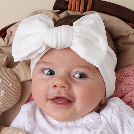Snuggle Hunny - Milk Organic Oversized Bow