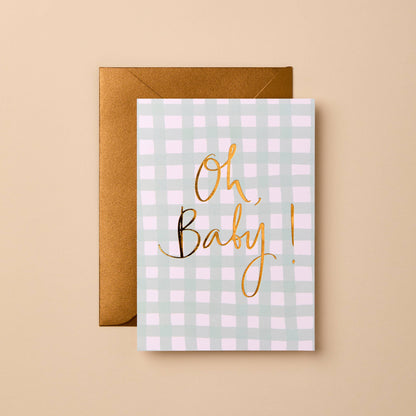 Gabrielle & Celine Greeting Cards Australia - New Baby Greeting Card | Sustainable Minimal Design