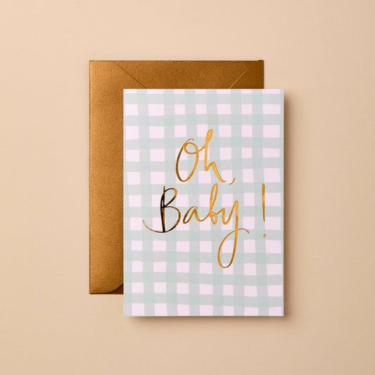 Gabrielle & Celine Greeting Cards Australia - New Baby Greeting Card | Sustainable Minimal Design