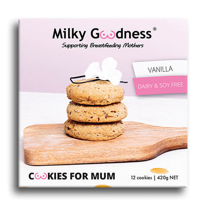 Milky Goodness Vanilla Lactation Cookies