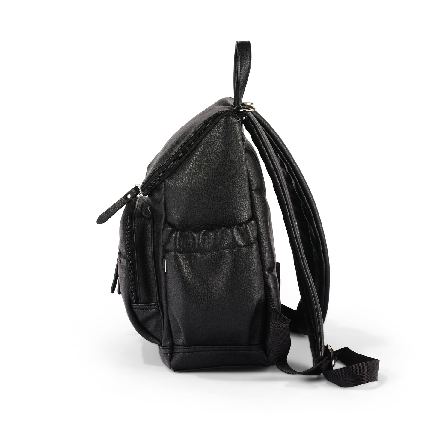 OiOi - Mini Signature Backpack - Black Vegan Leather