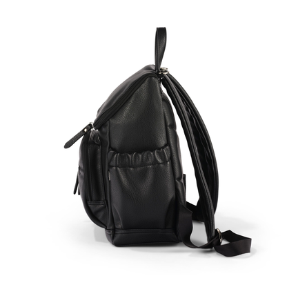OiOi - Mini Signature Backpack - Black Vegan Leather