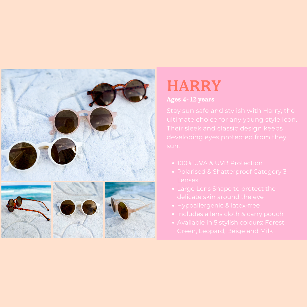 Speckles for Kids - Kids Sunglasses - HARRY  - Beige