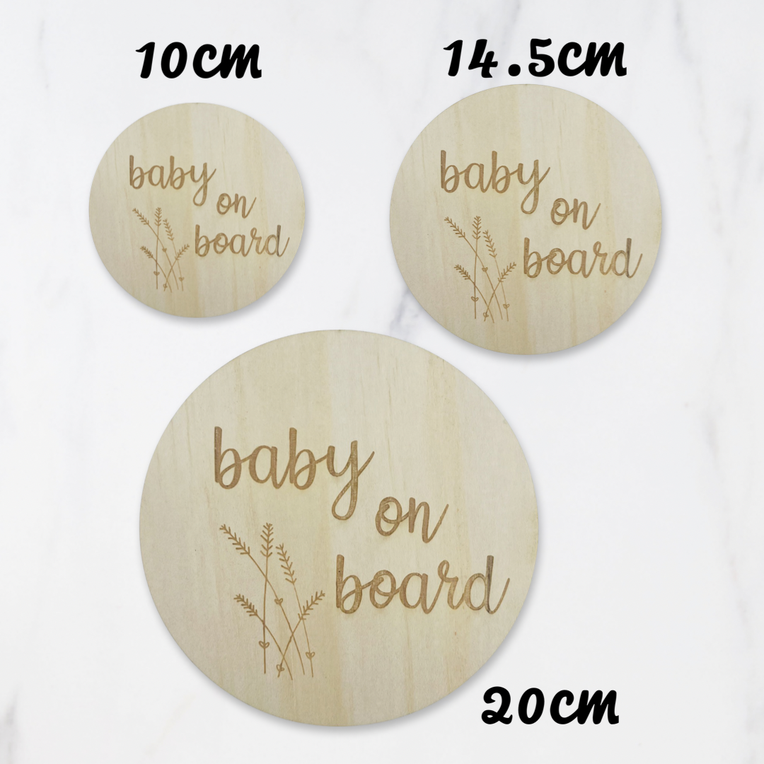 Timber Tinkers - It's a Girl Botanical - 10cm