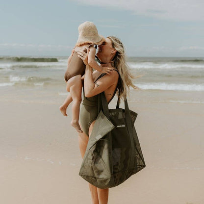 Sande™ AU - Beach Hauler™ Mesh Beach Bag - Pandanus