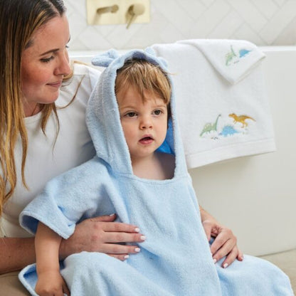 Jiggle & Giggle - Sunshine Blue Hooded Poncho