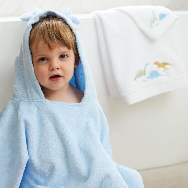 Jiggle & Giggle - Sunshine Blue Hooded Poncho