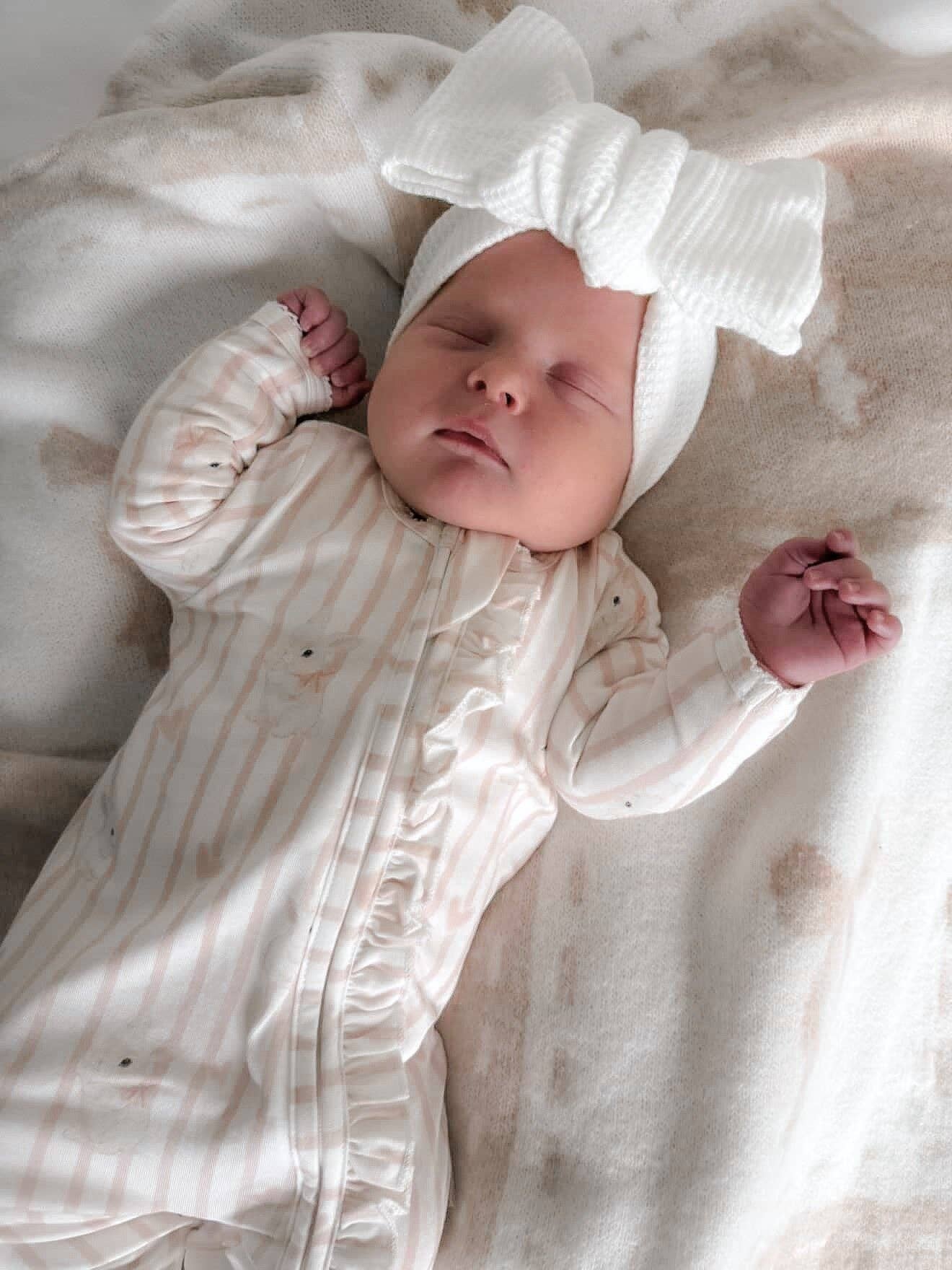 Elke & Indigo - Bamboo/Organic Cotton Growsuit - Bunny Love