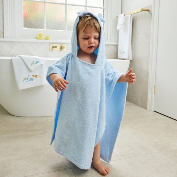 Jiggle & Giggle - Sunshine Blue Hooded Poncho