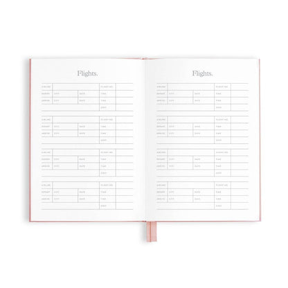 Fox & Fallow - The Traveller Mini Travel Diary - Dusty Rose