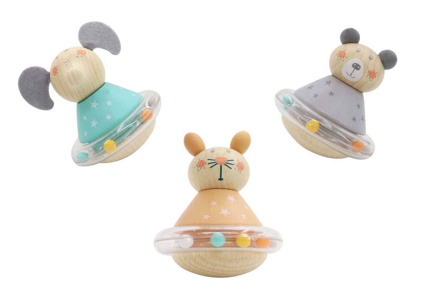 Toyslink - Wooden Roly-Poly Animals