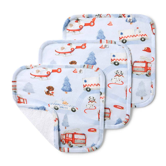 Snuggle Hunny - To The Rescue Organic Wash Cloths - 3 Pack
