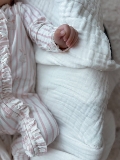 Elke & Indigo - Bamboo/Organic Cotton Growsuit - Bunny Love