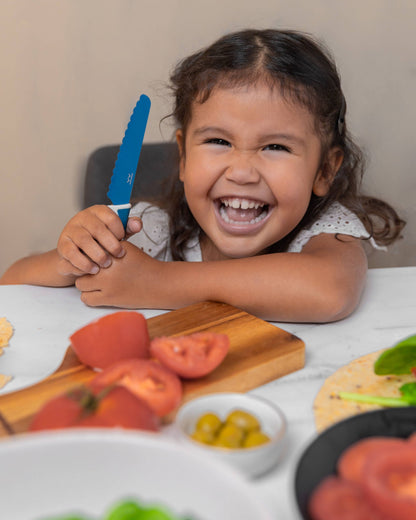KiddiKutter child safe knife - KiddiKutter Child Safe Knife - Blue