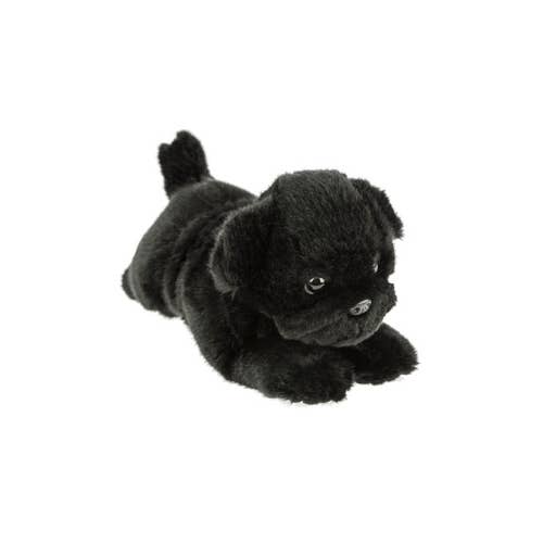 Bocchetta Plush Toys - Puddles - Black Pug puppy Size 28cm/11"