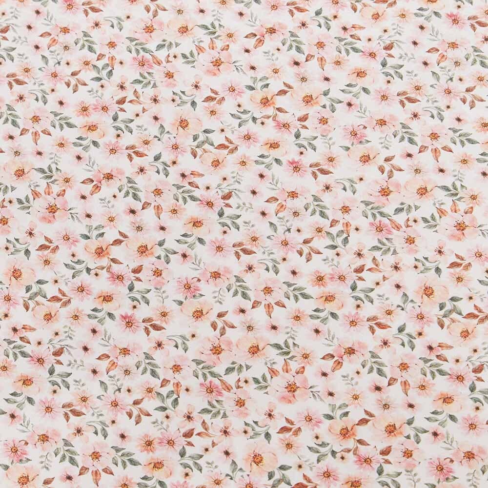 Snuggle Hunny - Spring Floral Fitted Cot Sheet