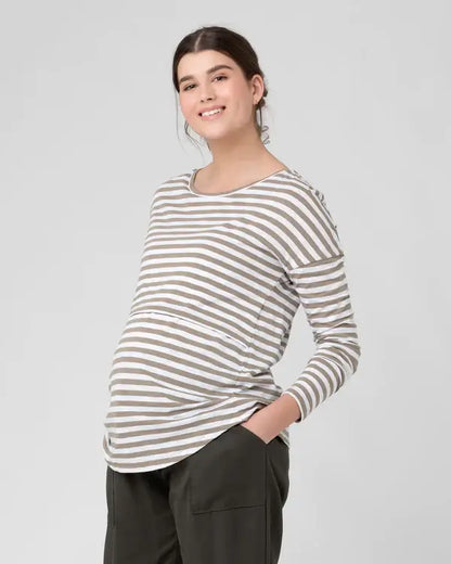 Ripe Maternity - Lionel Long Sleeve Nursing Tee