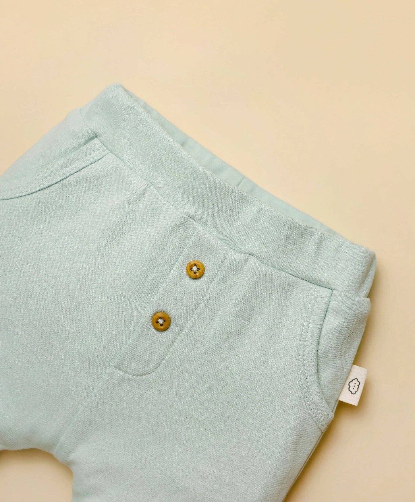 Lūmmi in Colour Babywear - Organic Cotton Slouchy Track Pants - Lime Green