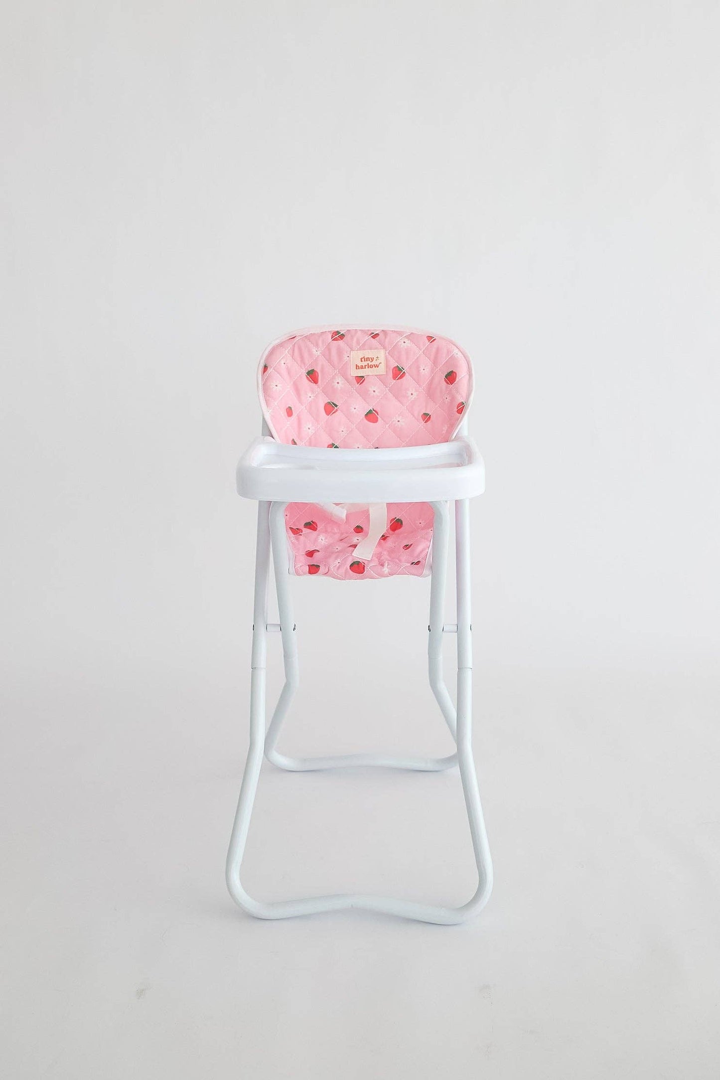 Tiny Harlow - Doll Highchair - Strawberry Picnic