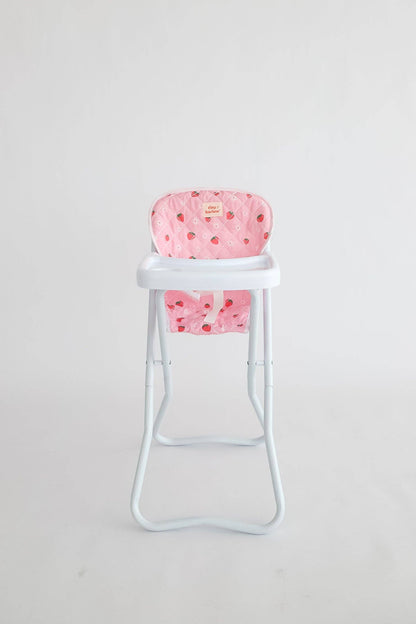 Tiny Harlow - Doll Highchair - Strawberry Picnic