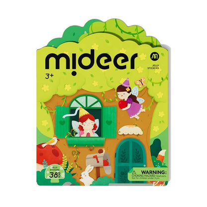 ToysLink - Mideer Reusable Jelly Sticker Set-The Busy Animal Town