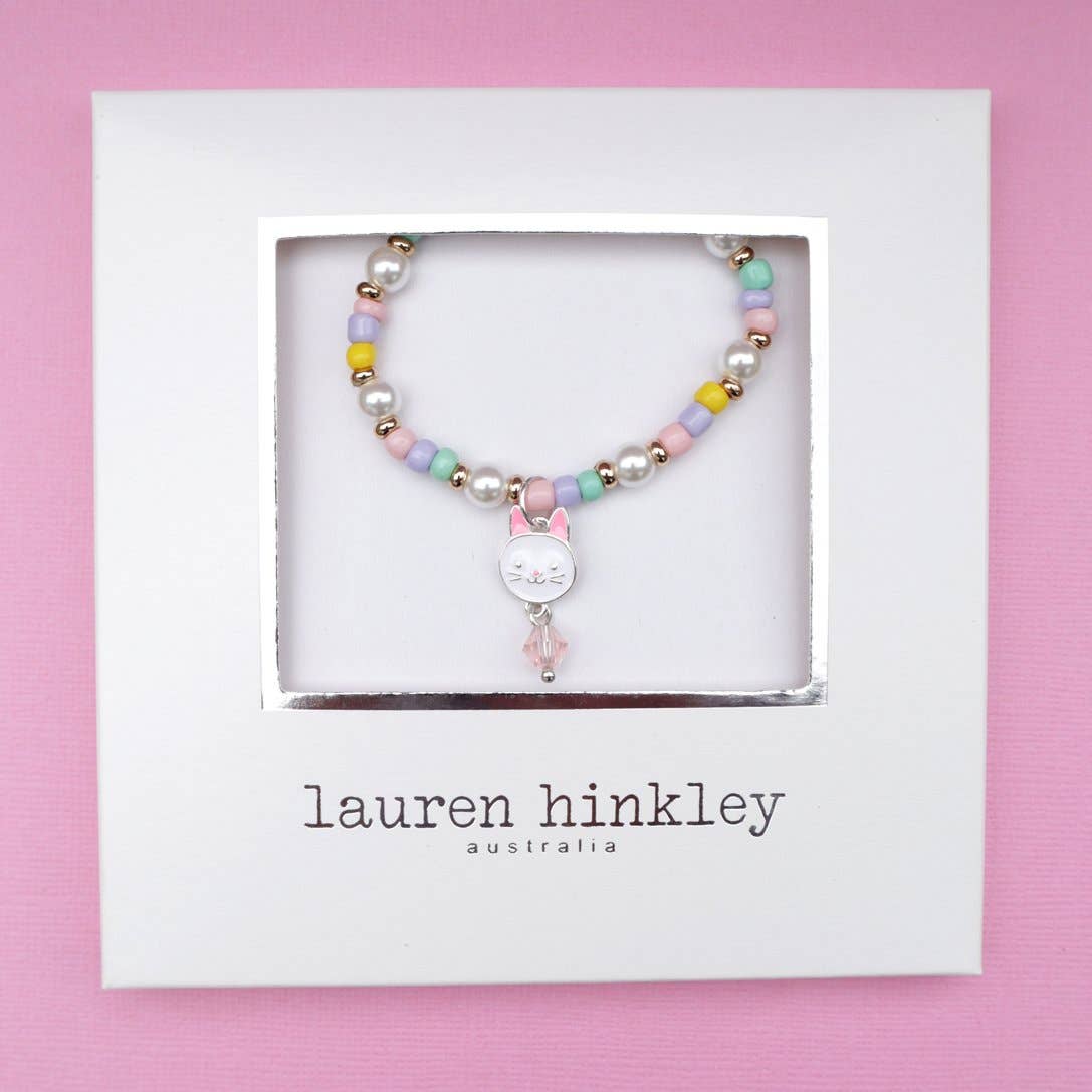 Lauren Hinkley Australia - B24140 - Tea Party Bunny Elastic Bracelet (PK2)