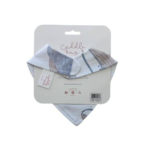 Cuddle Bug & Co - Waterproof Dribble Bib Whales