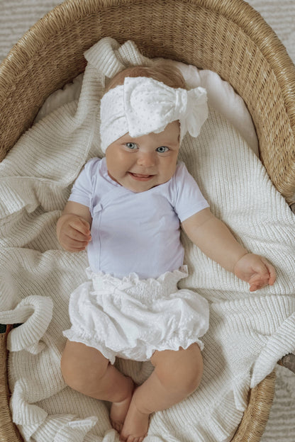 Elke & Indigo - Bamboo/Organic Cotton Willow Bodysuit - Soft Lilac