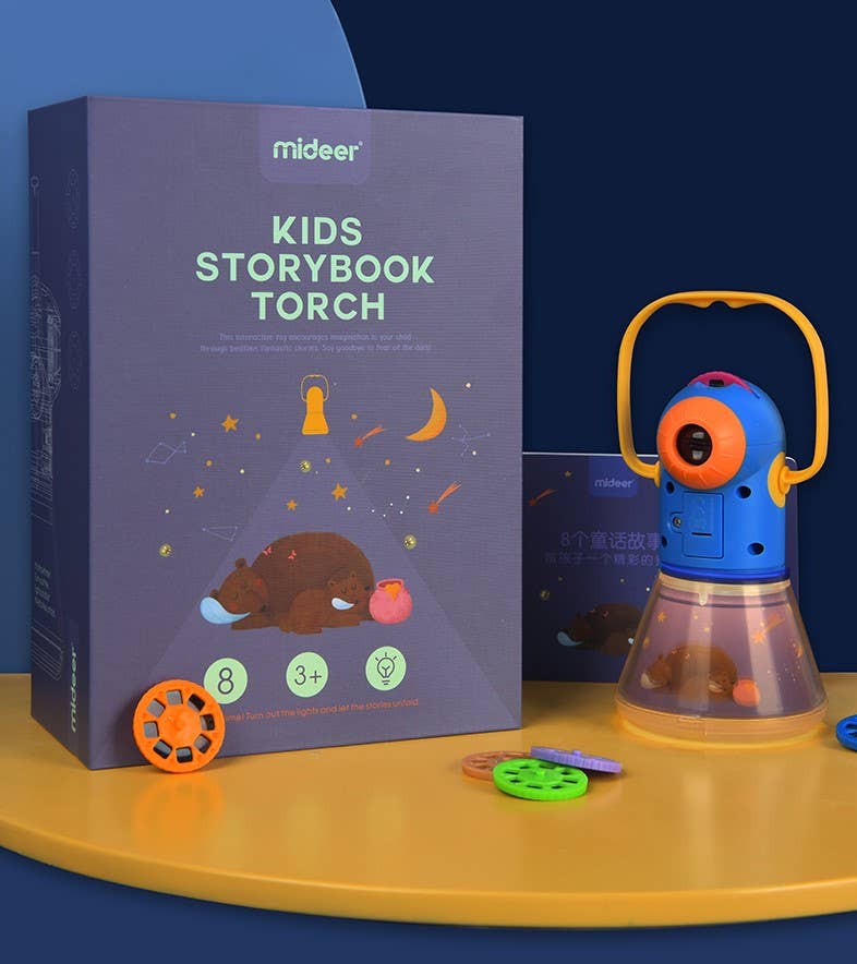 ToysLink - Mideer Kids Storybook Torch With 12 Stories