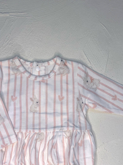 Elke & Indigo - Bamboo/Organic Cotton Romper - Bunny Love