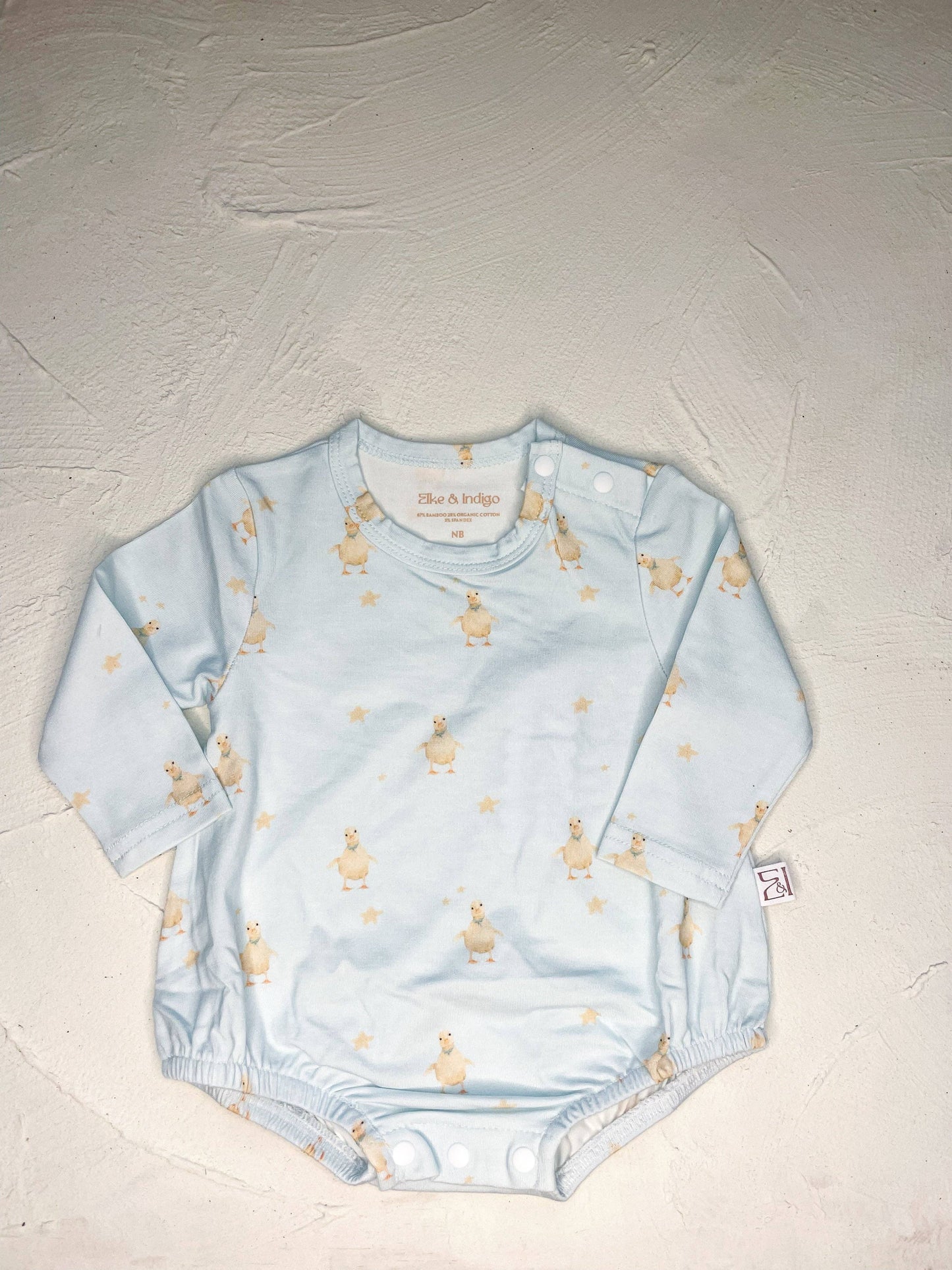 Elke & Indigo - Bamboo/Organic Cotton Romper - Little Duck