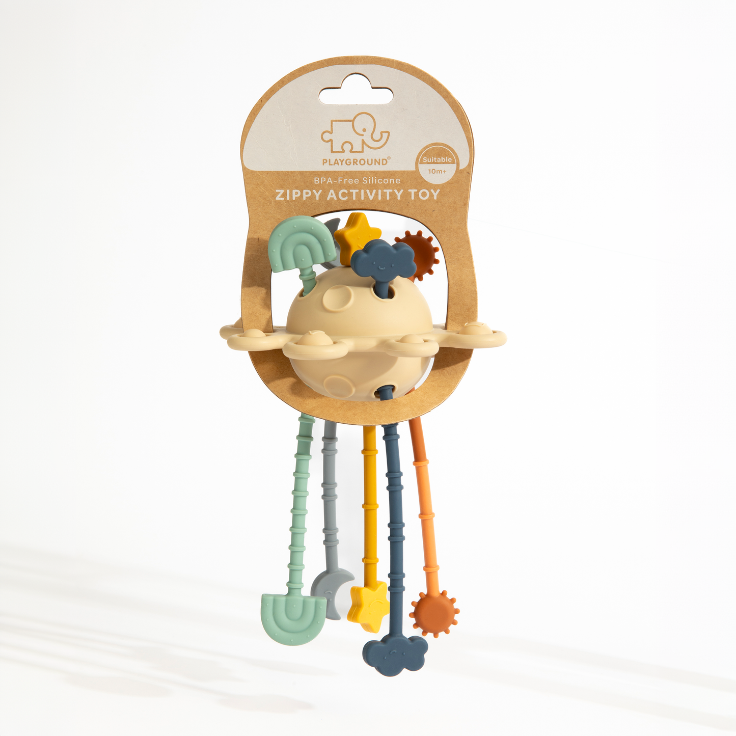 Living Textiles - Silicone Zippy Activity Toy- Jimmy