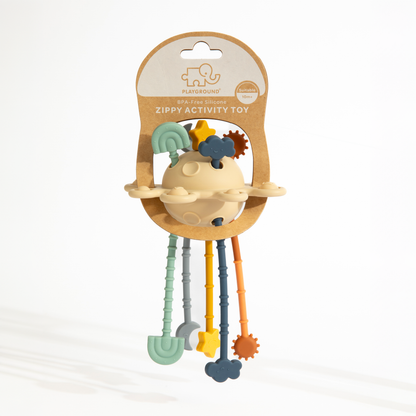 Living Textiles - Silicone Zippy Activity Toy- Jimmy