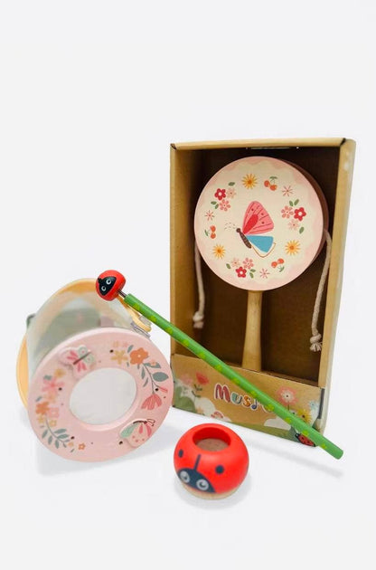 ToysLink - Wooden Ladybug & Butterfly Bundle Set
