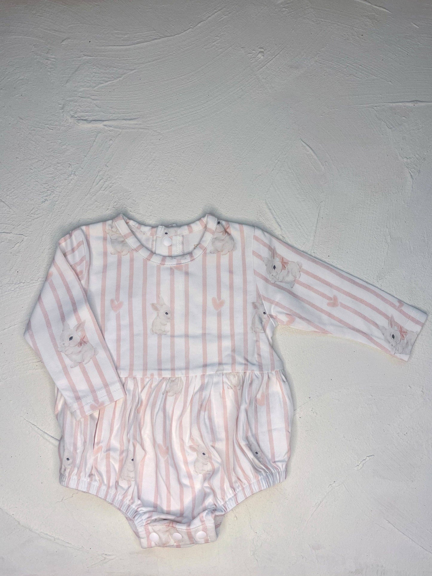 Elke & Indigo - Bamboo/Organic Cotton Romper - Bunny Love