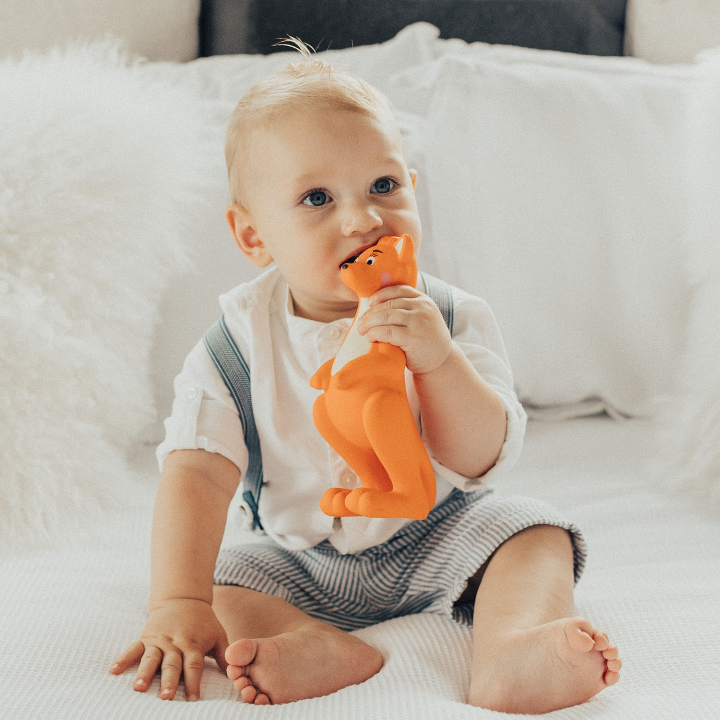 Mizzie The Kangaroo Natural Rubber Teething Toy