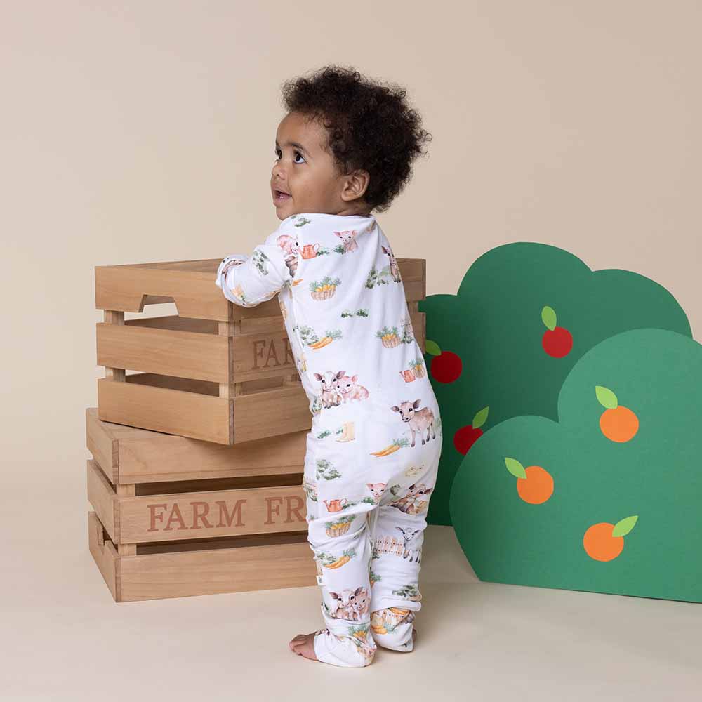 Snuggle Hunny - Farm Organic Growsuit