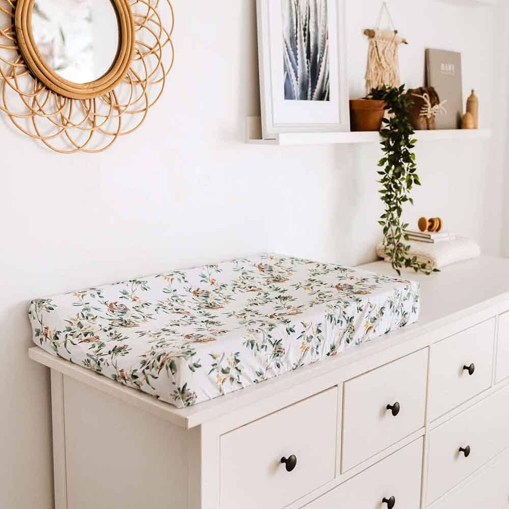 Snuggle Hunny - Eucalypt Bassinet Sheet / Change Pad Cover