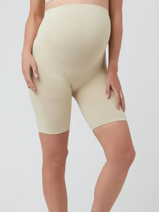 Ripe Maternity - Seamless Support Shorts - Natural