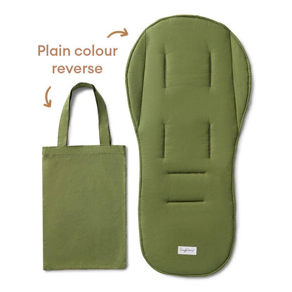 Snuggle Hunny - Diggers & Tractors Universal Organic Pram Liner