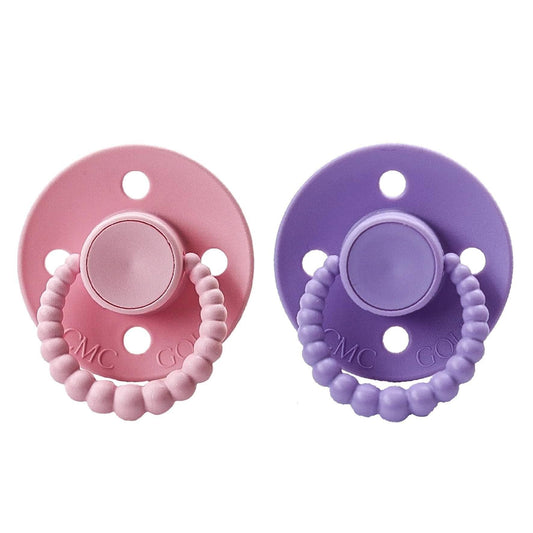 CMC Gold - CMC 'Bubble' Dummies Baby Pink + Lavender