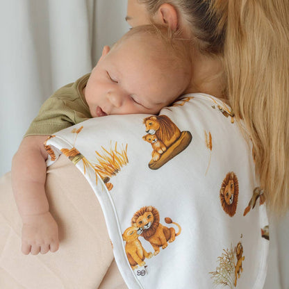 Snuggle Hunny - Lion Organic Cotton Burp Cloth