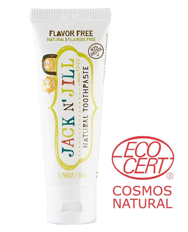 Jack N' Jill Kids -  Jack N' Jill Natural Certified Toothpaste Flavor Free 50g
