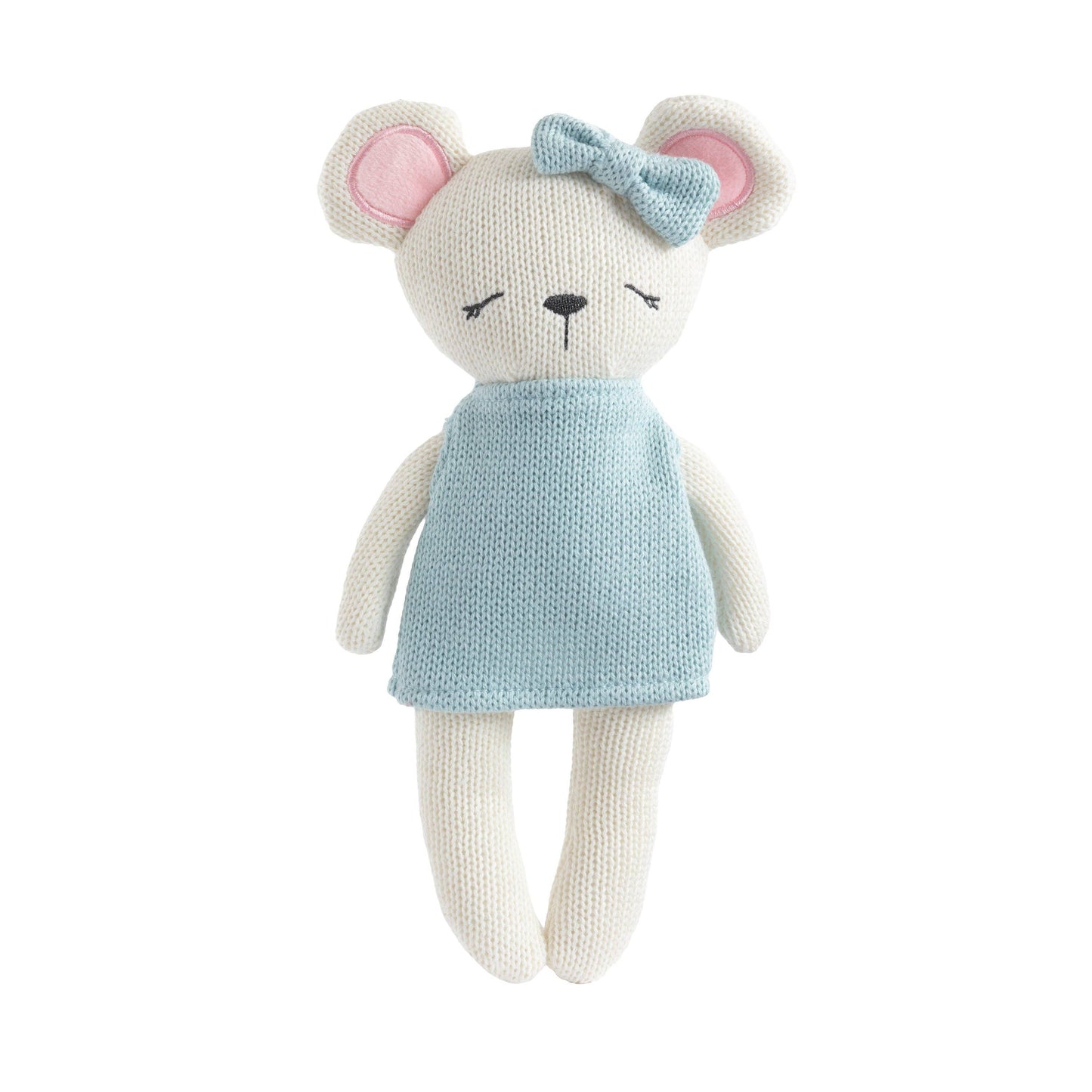 Living Textiles - Knitted Animal Toy- Molly the Mouse