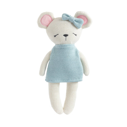 Living Textiles - Knitted Animal Toy- Molly the Mouse