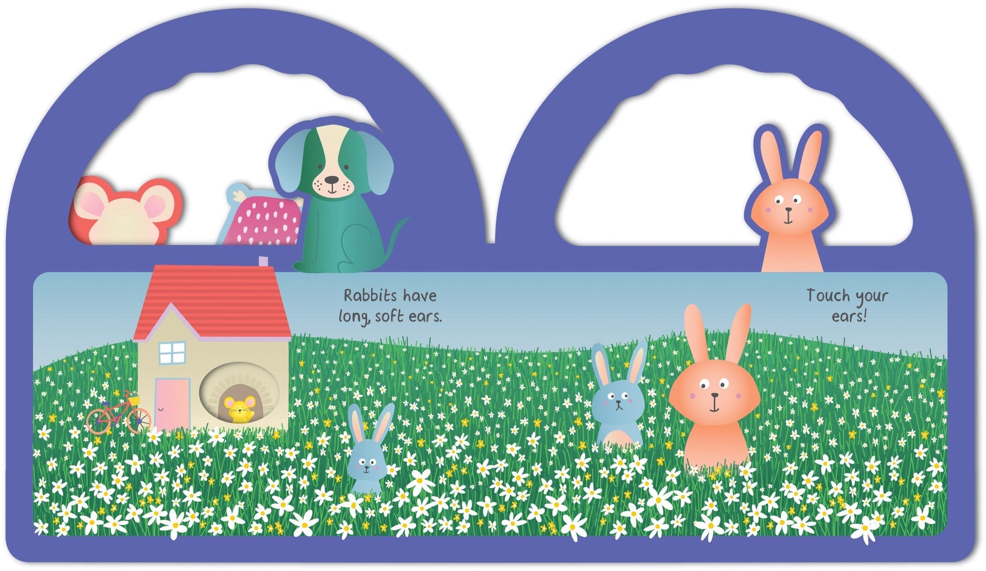 Peek-a-Boo Handle Book interior spread